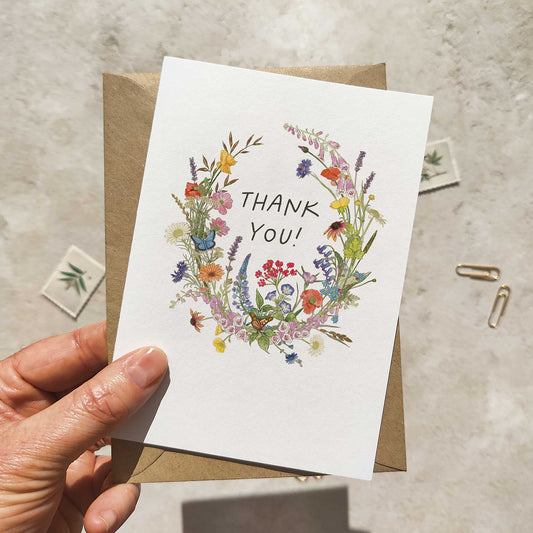 Cottage Garden Thank You Cards