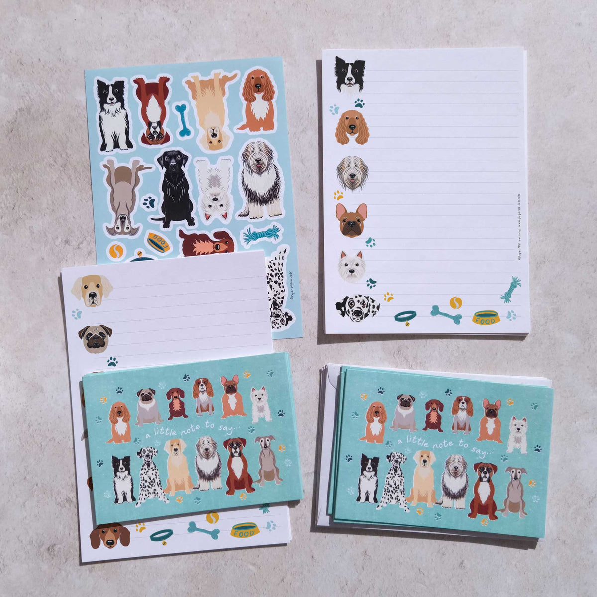 Deluxe Dog Breeds Letter Writing Set