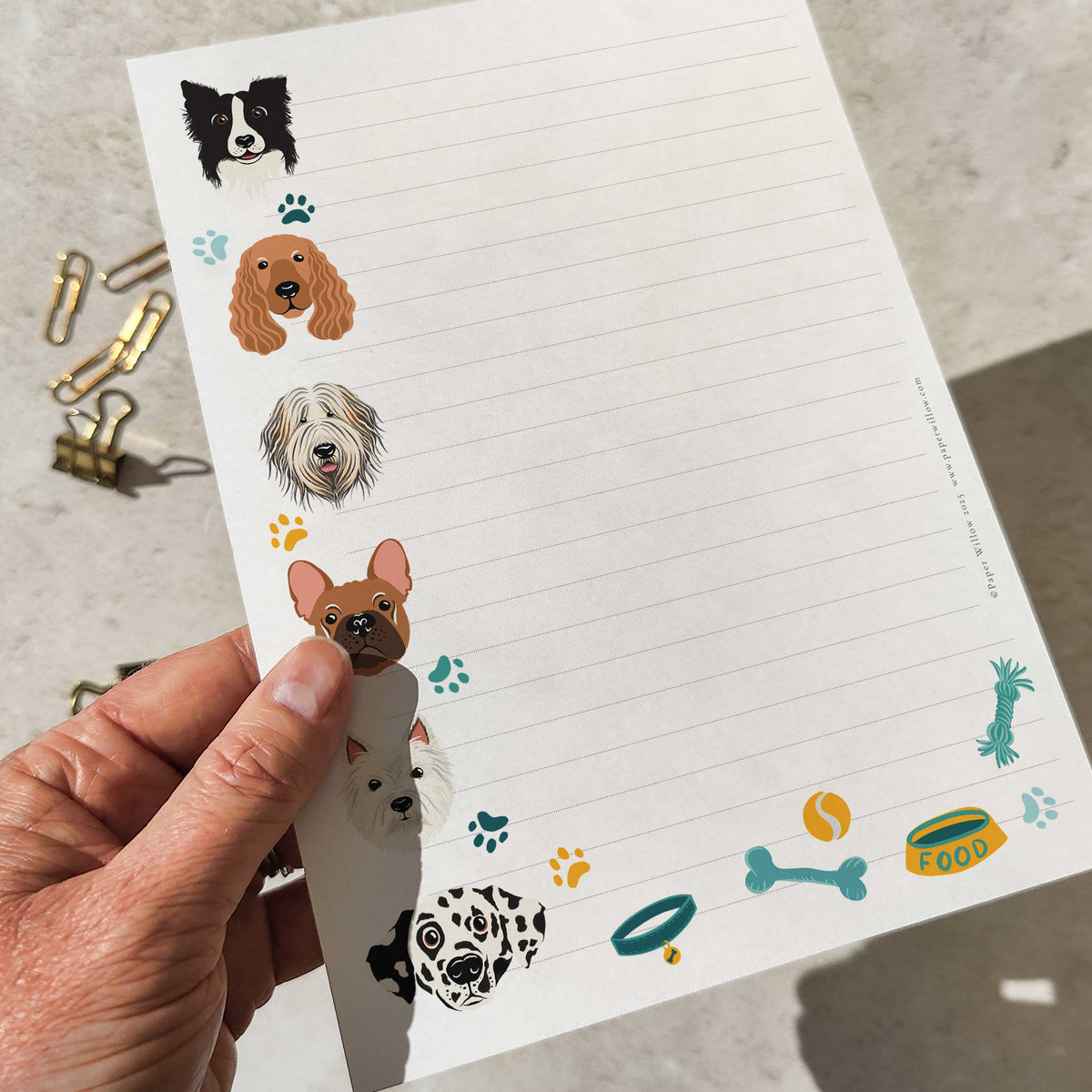 Deluxe Dog Breeds Letter Writing Set