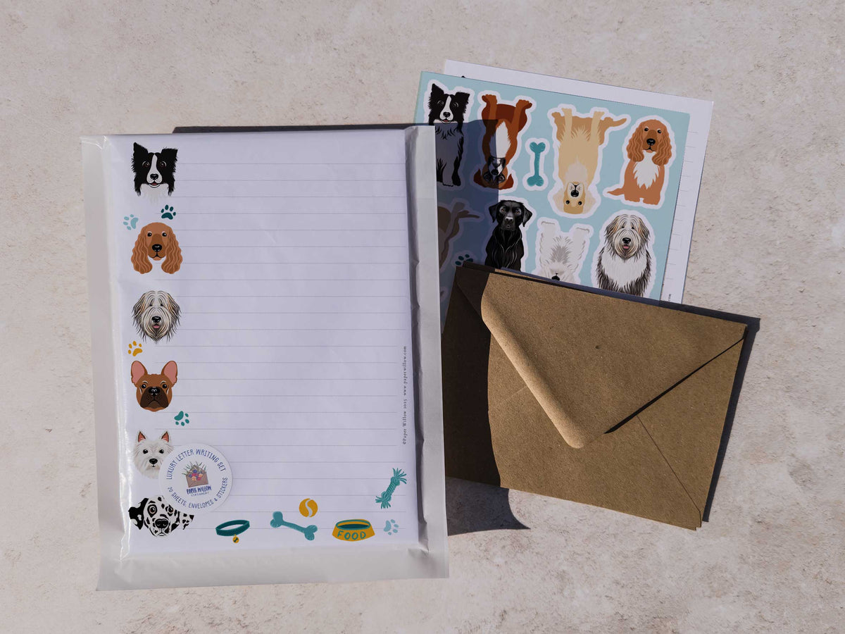Dog Breeds Letter Writing Set