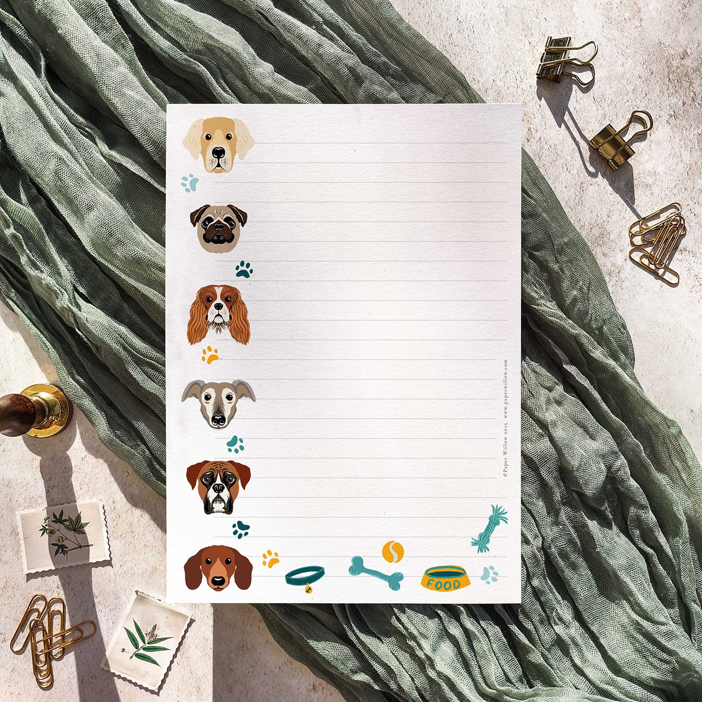 Dog Breeds Letter Writing Set