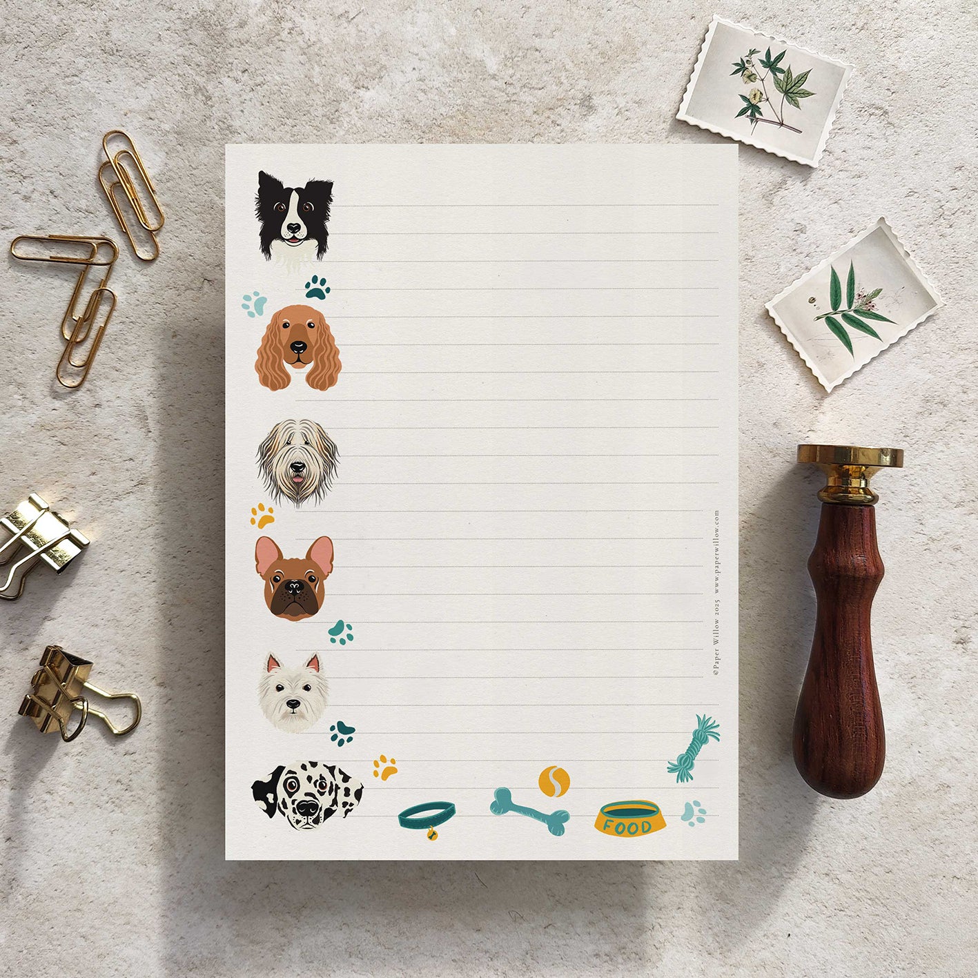 Dog Breeds Letter Writing Set