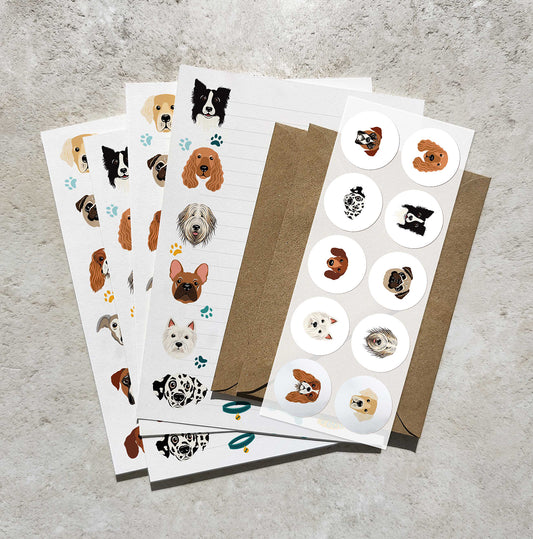 Dog Breeds Letter Writing Set