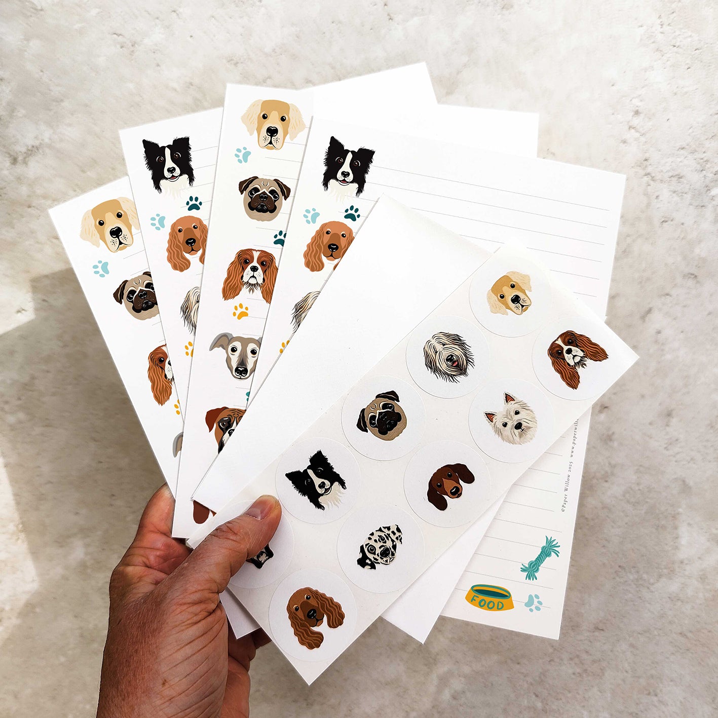 Dog Breeds Letter Writing Set