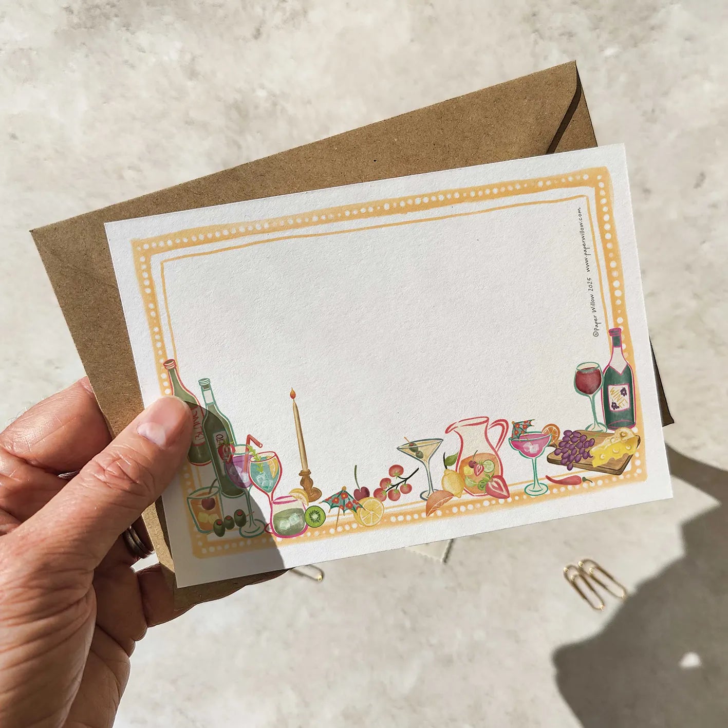 Cocktail Party Notelet Gift Set