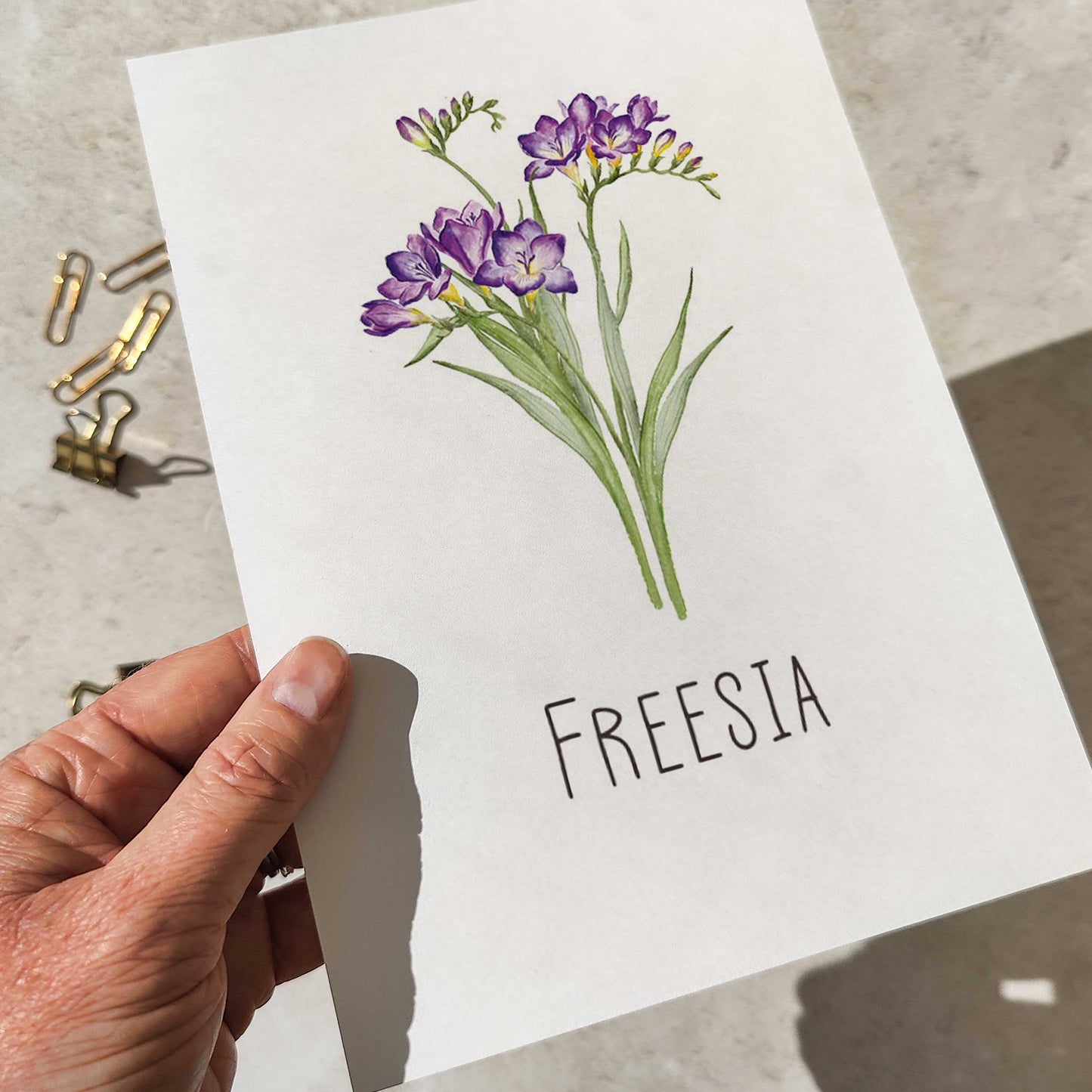 Wildflower Meadow Hanging Table Plan Cards