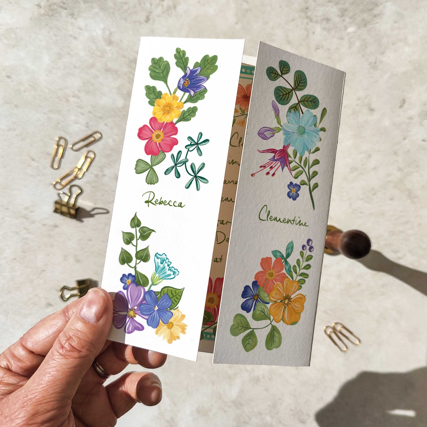 Floral Festivity Gatefold A6 Invitation