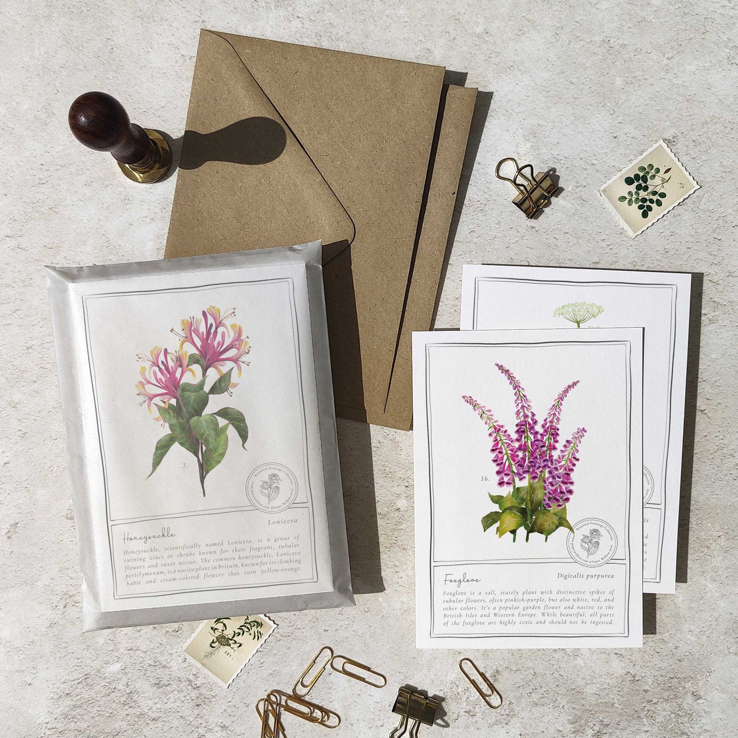 Wildflowers Flat Notelet Gift Set