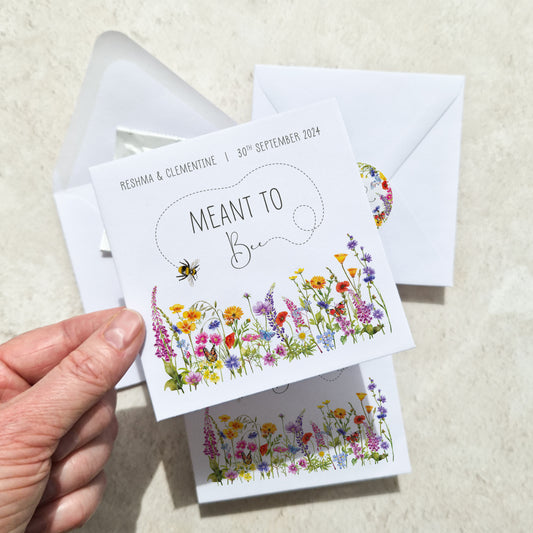 Wildflower Meadow Seed Packet Favours (Meant to bee) (Pack of 10)