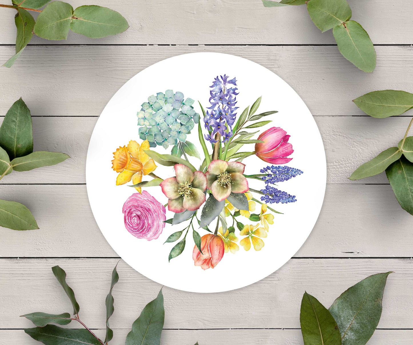 Spring Flowers Stickers (35 stickers)