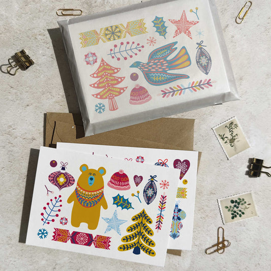 Scandinavian Christmas Cards & Envelopes