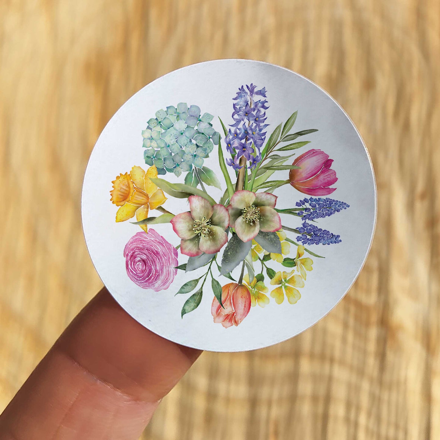 Spring Flowers Stickers (35 stickers)