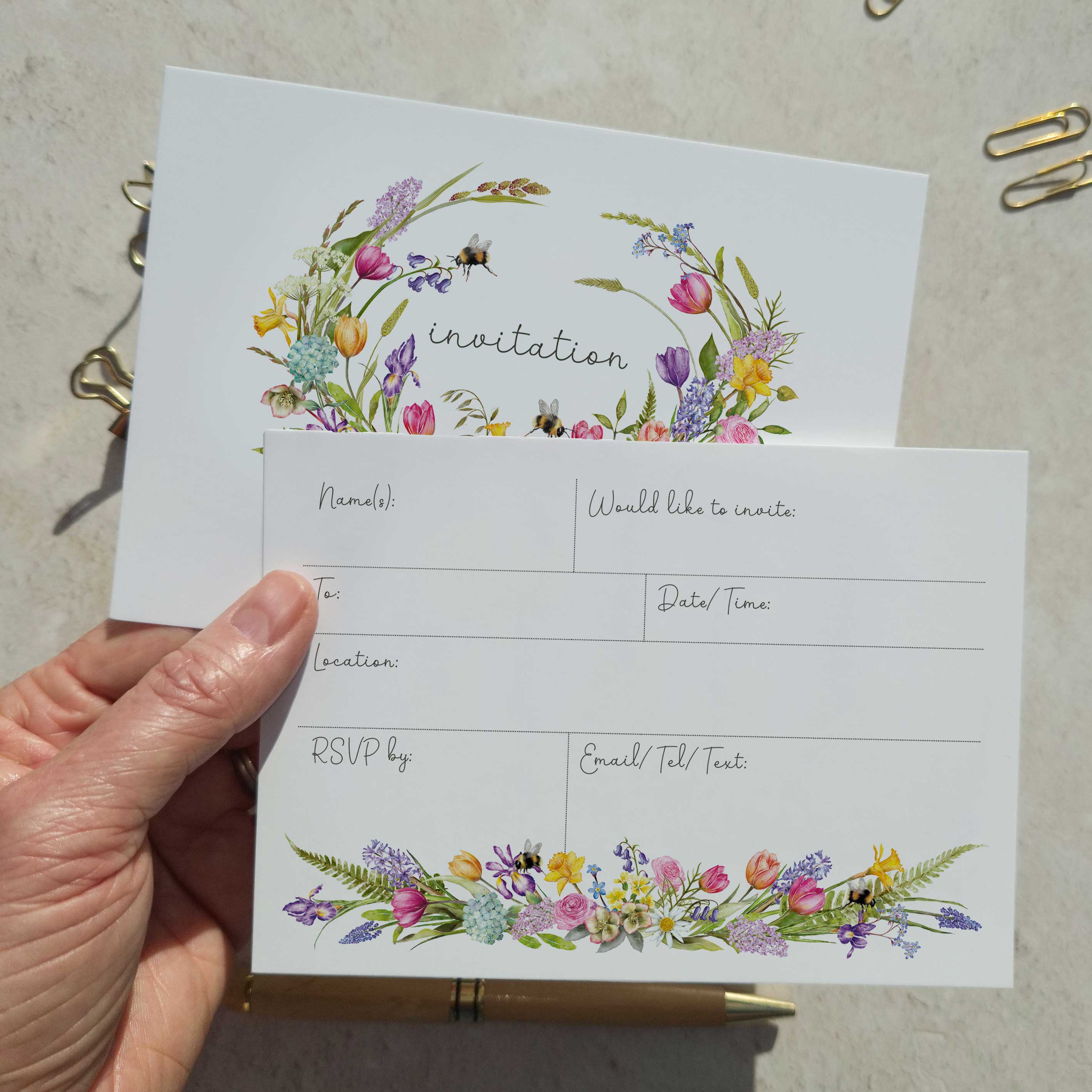 Ready to write invitations – Paper Willow