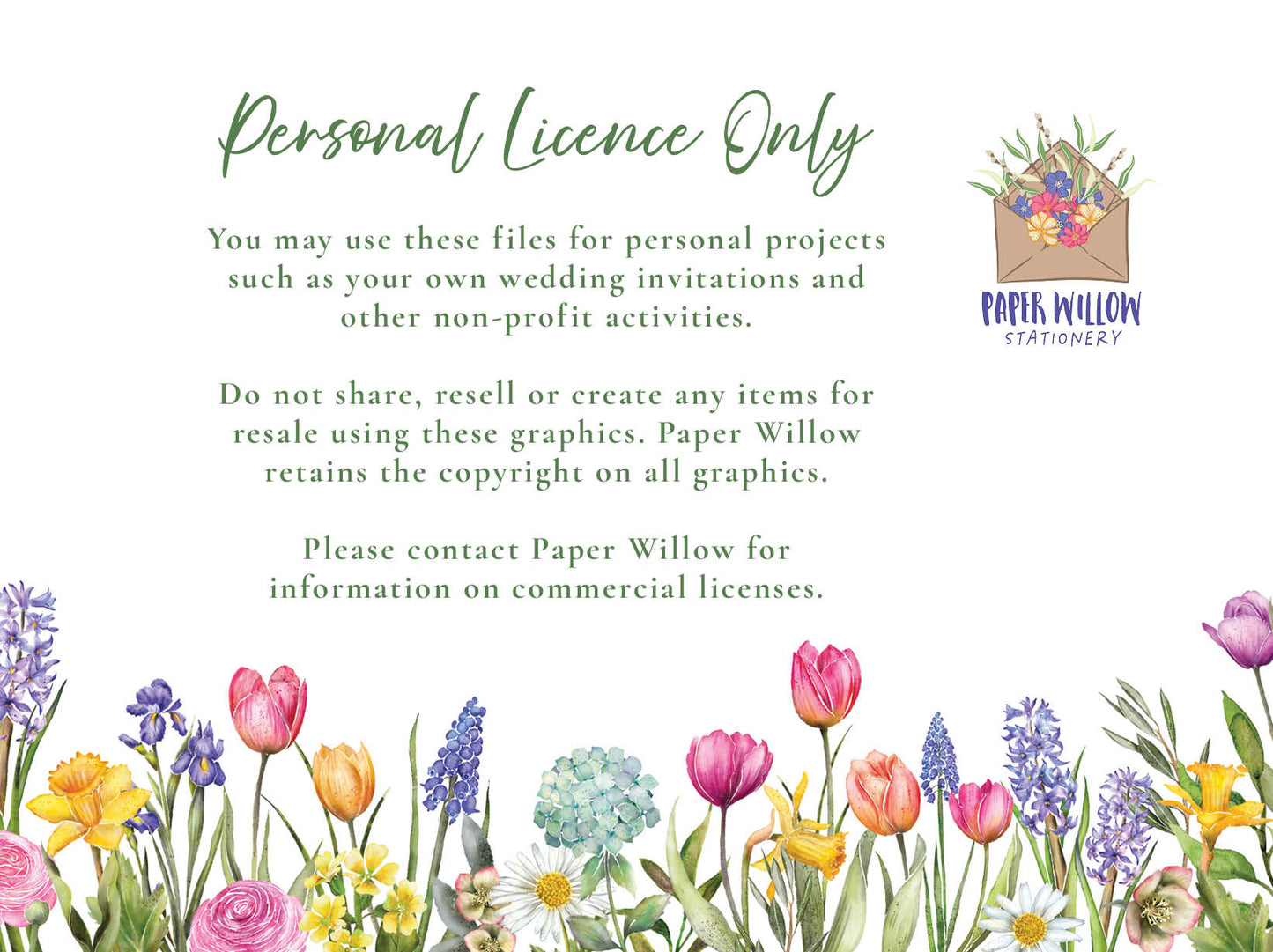 Spring Flowers 30 x Digital PNG Floral Borders and Motifs