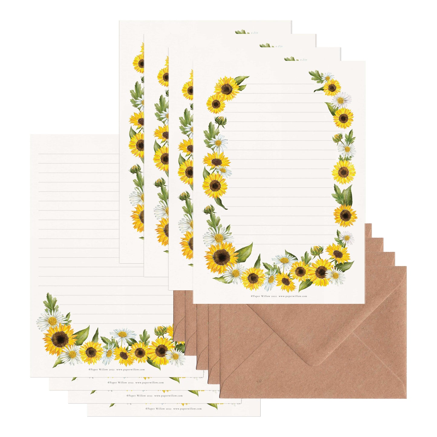 Sunflowers Letter Writing Set