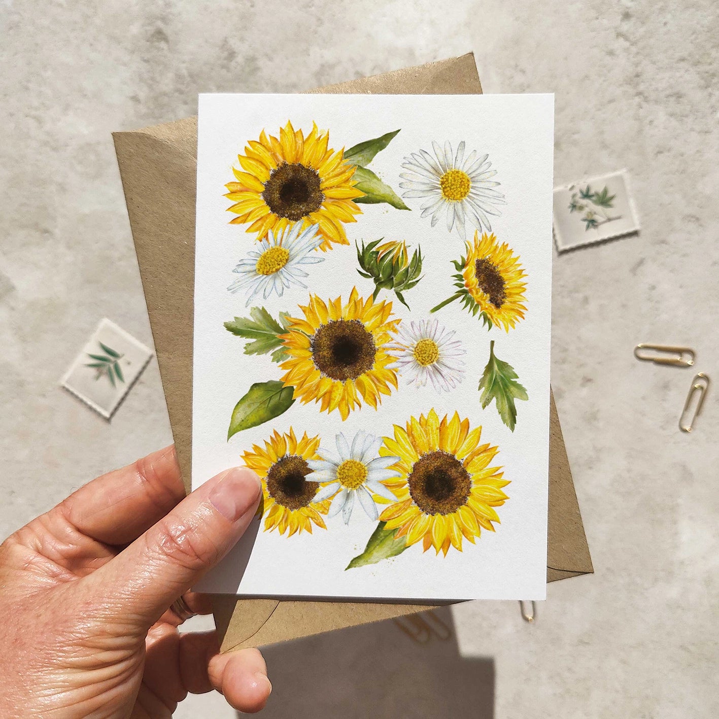 Sunflowers Note Cards & Envelopes