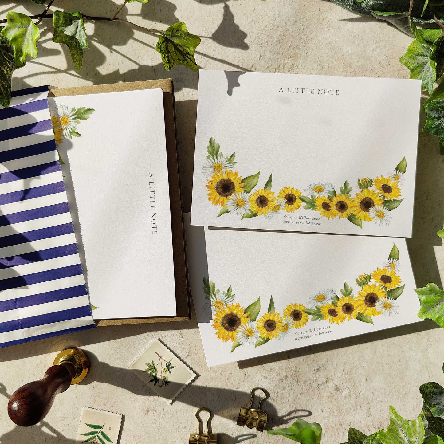 Sunflowers Notelet Gift Set