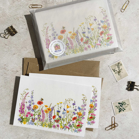 Wildflower Meadow Note Cards & Envelopes
