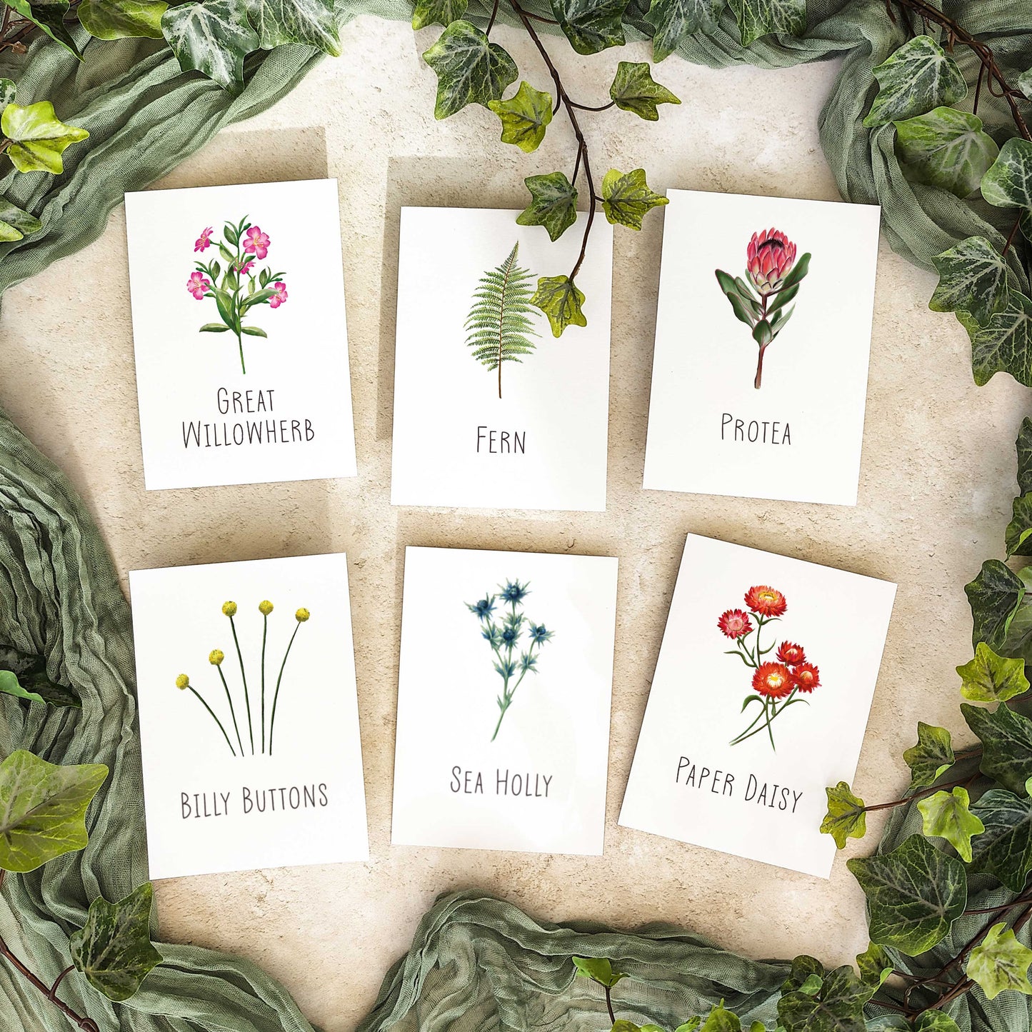 Wildflower Meadow Table Name Cards