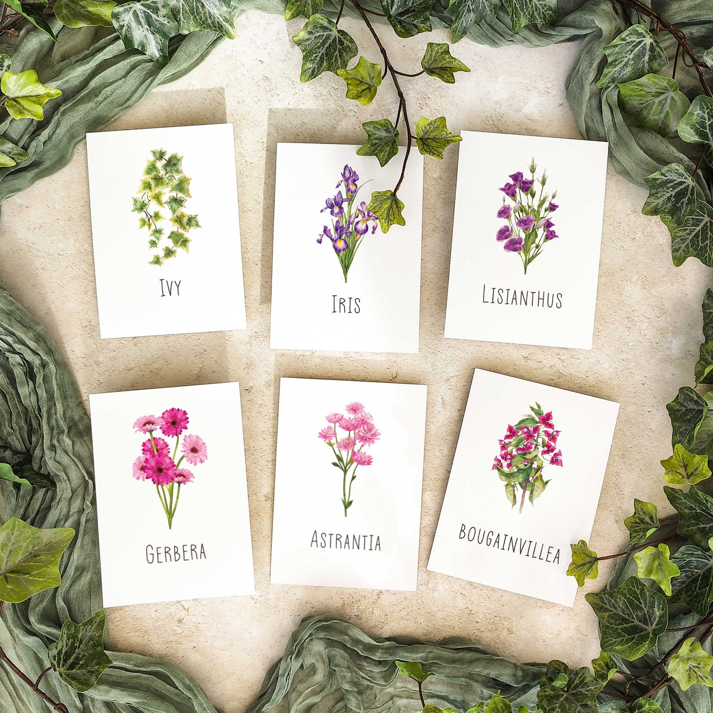 Wildflower Meadow Table Name Cards