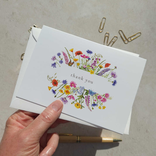 Wildflower Thank You Cards
