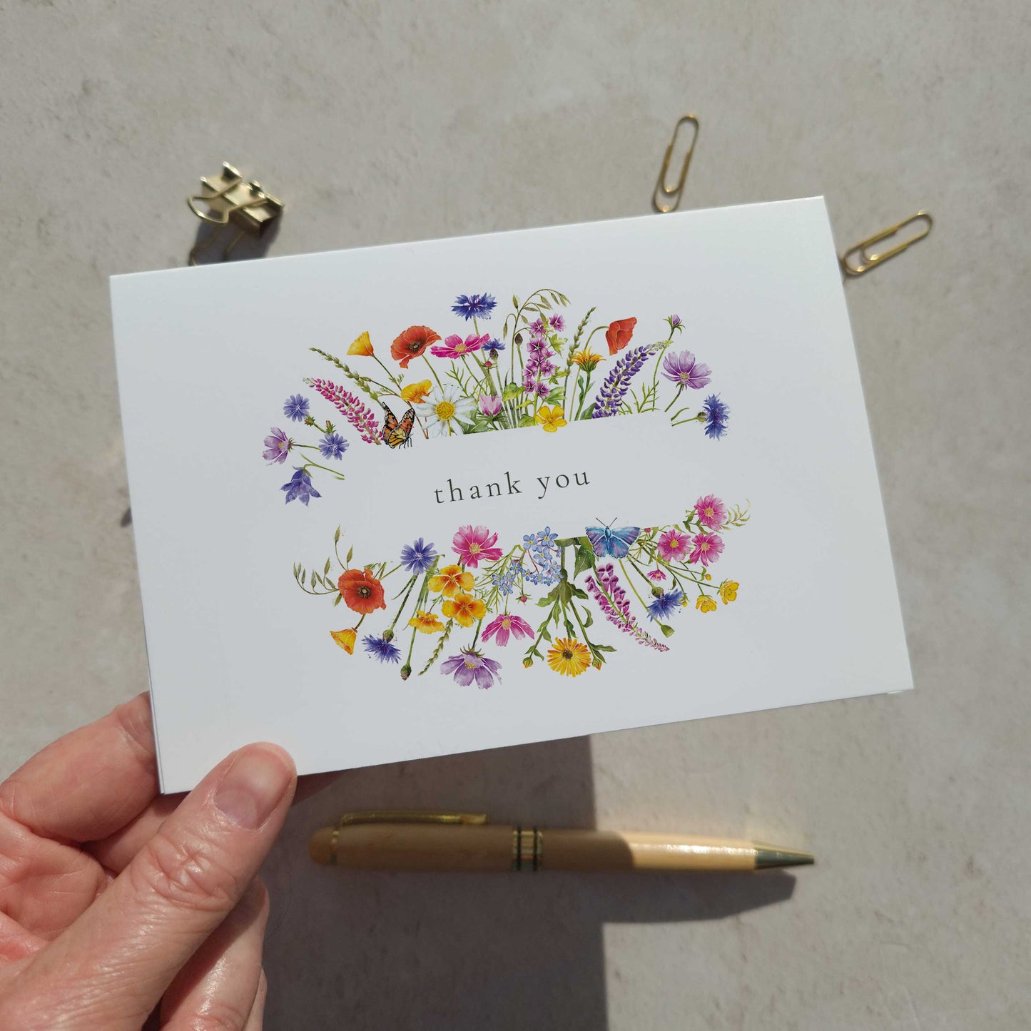 Wildflower Thank You Cards