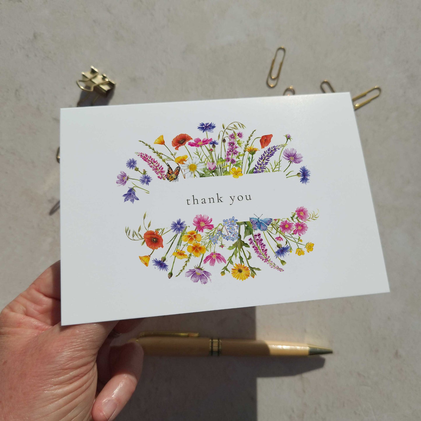 Wildflower Thank You Cards