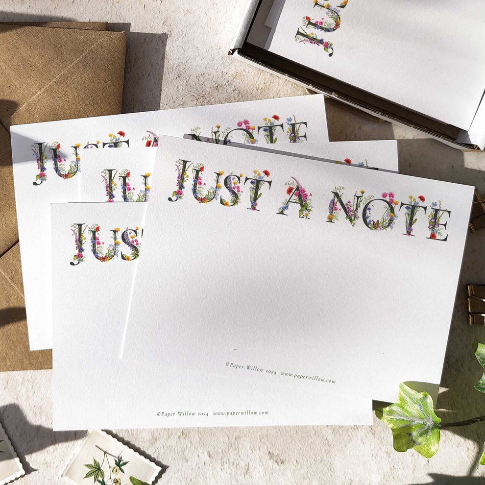 Just a Note Notelet Gift Set – Paper Willow