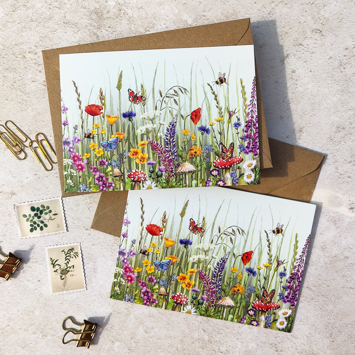 Deluxe Wildflower Watercolour Letter Writing Set