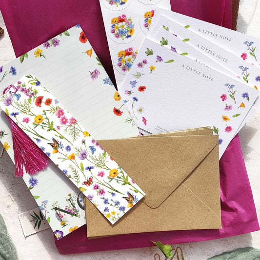 Wildflower Notes Stationery Gift Set