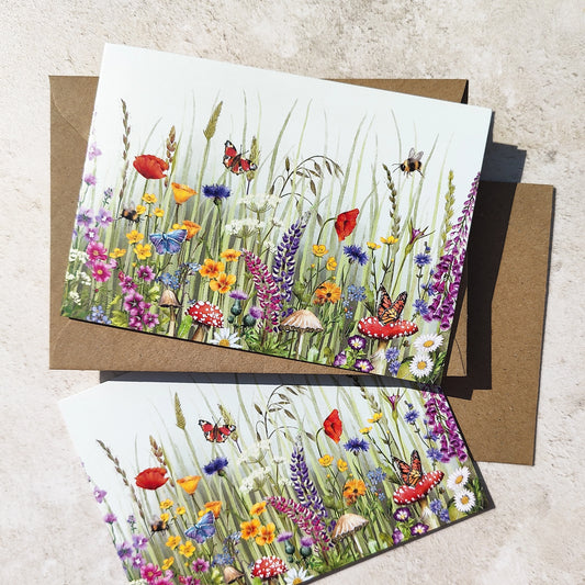 Wildflower Meadow Note Cards & Envelopes