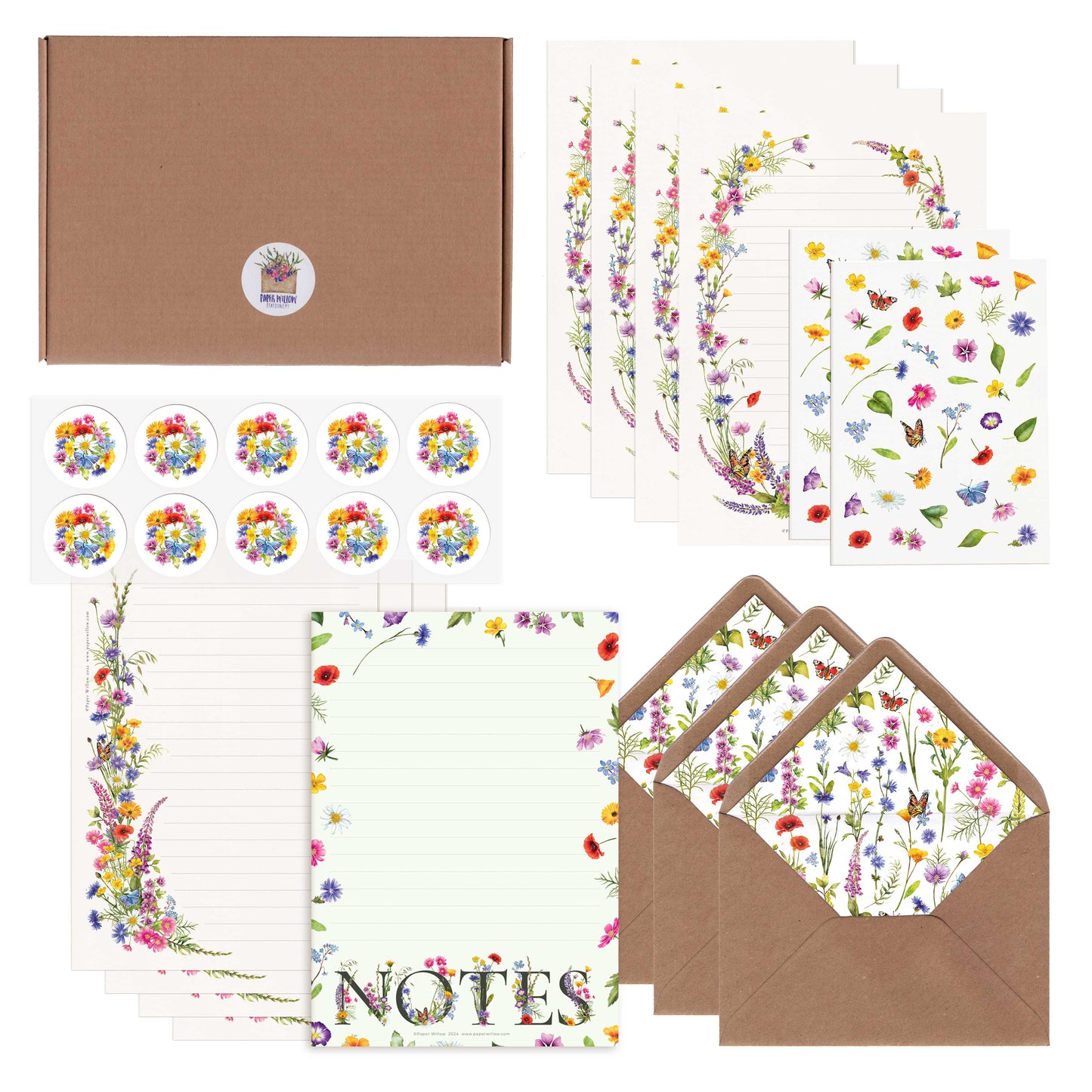 Wildflower Notes Letter Writing Set