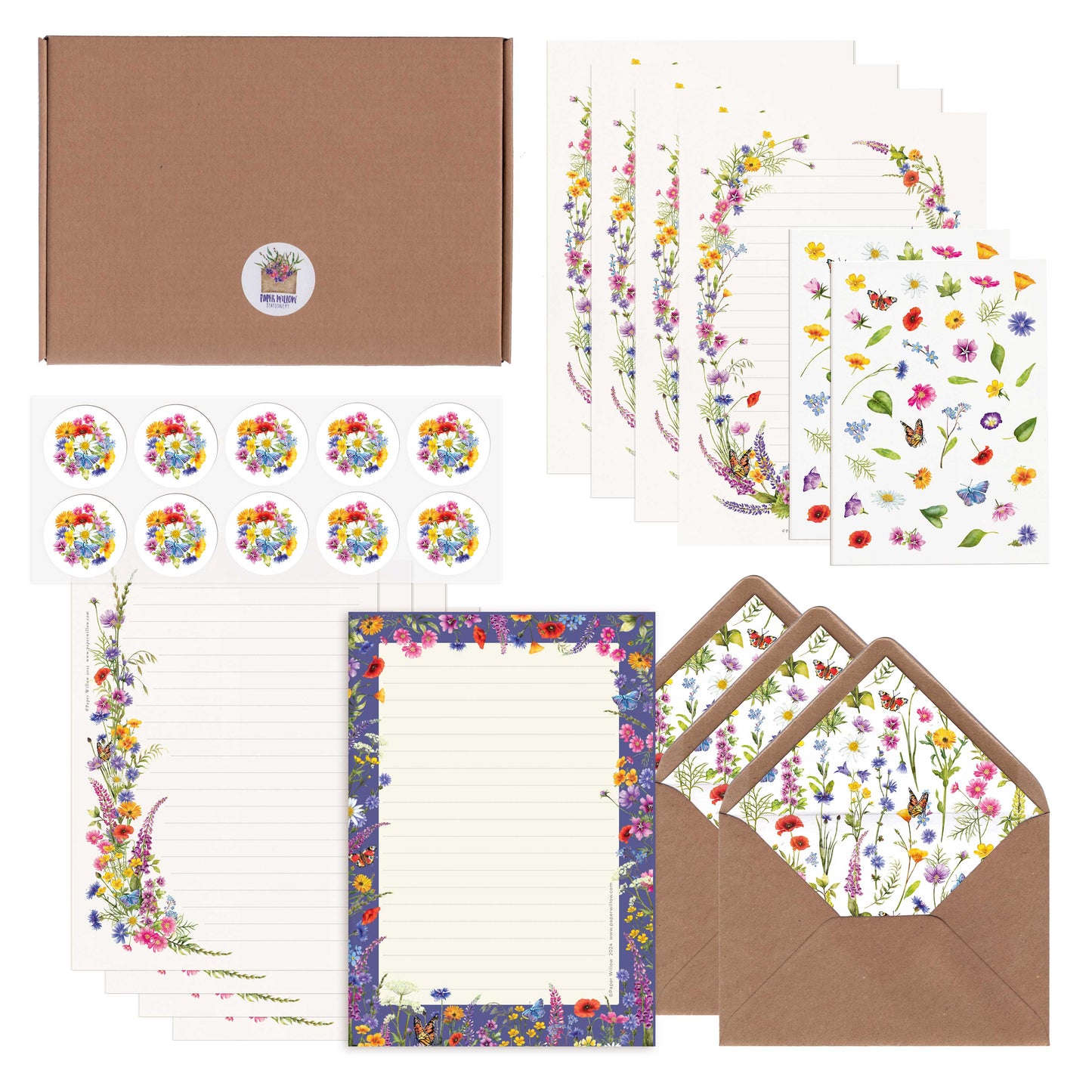 Wildflower Letter Writing Set A5