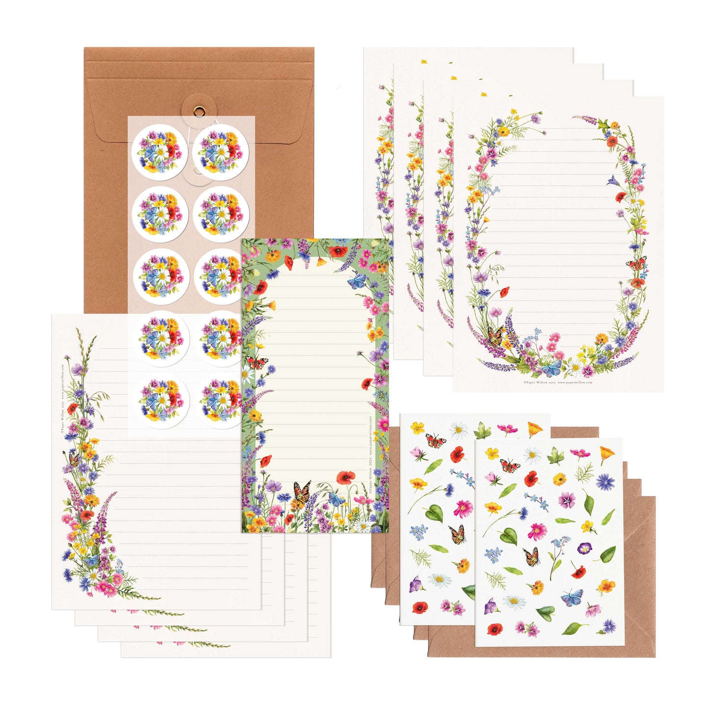 Wildflower Letter Writing Set DL