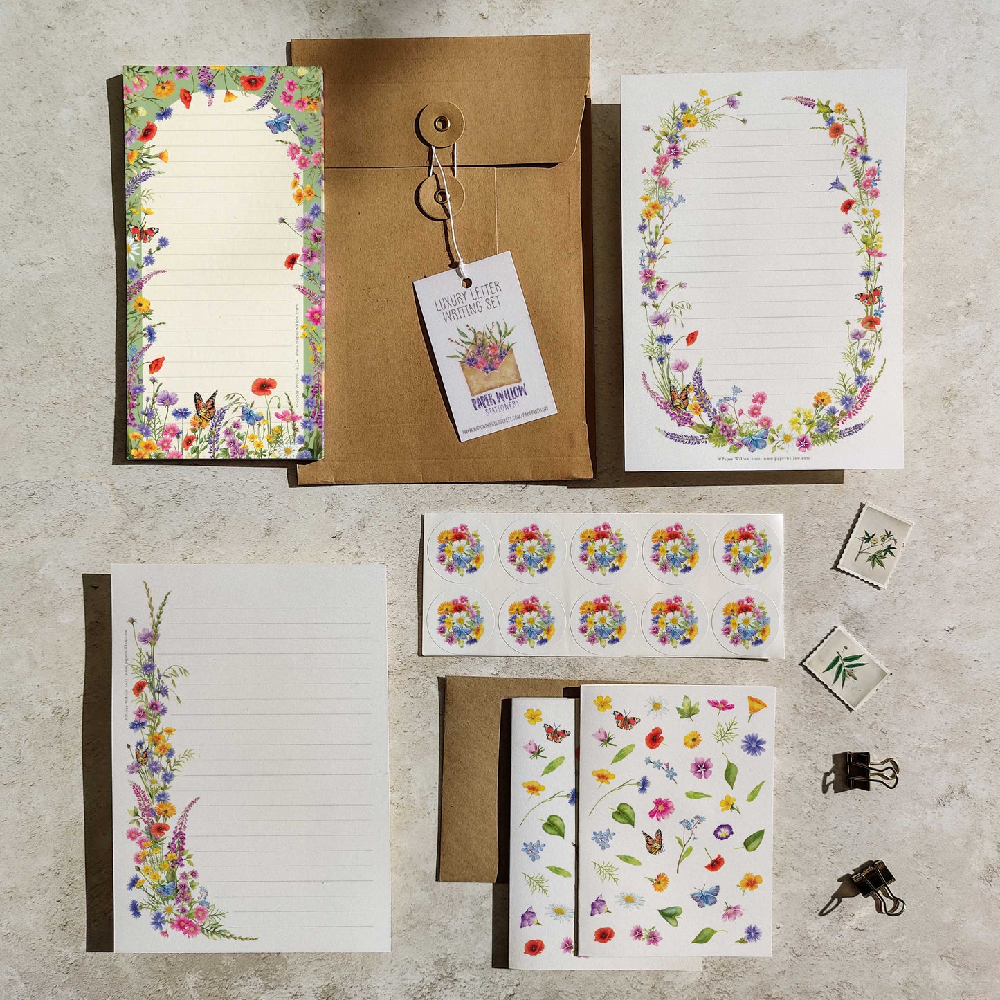 Wildflower Letter Writing Set DL