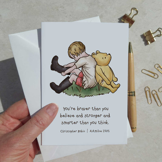 Winnie Set of 6 Different Folded Note Cards