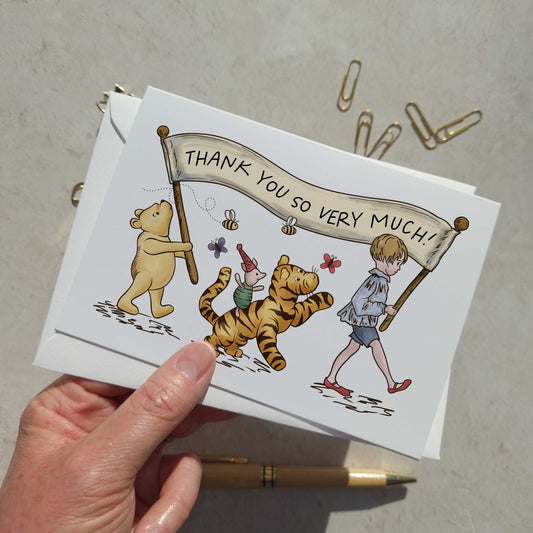 Winnie Banner Thank You Cards