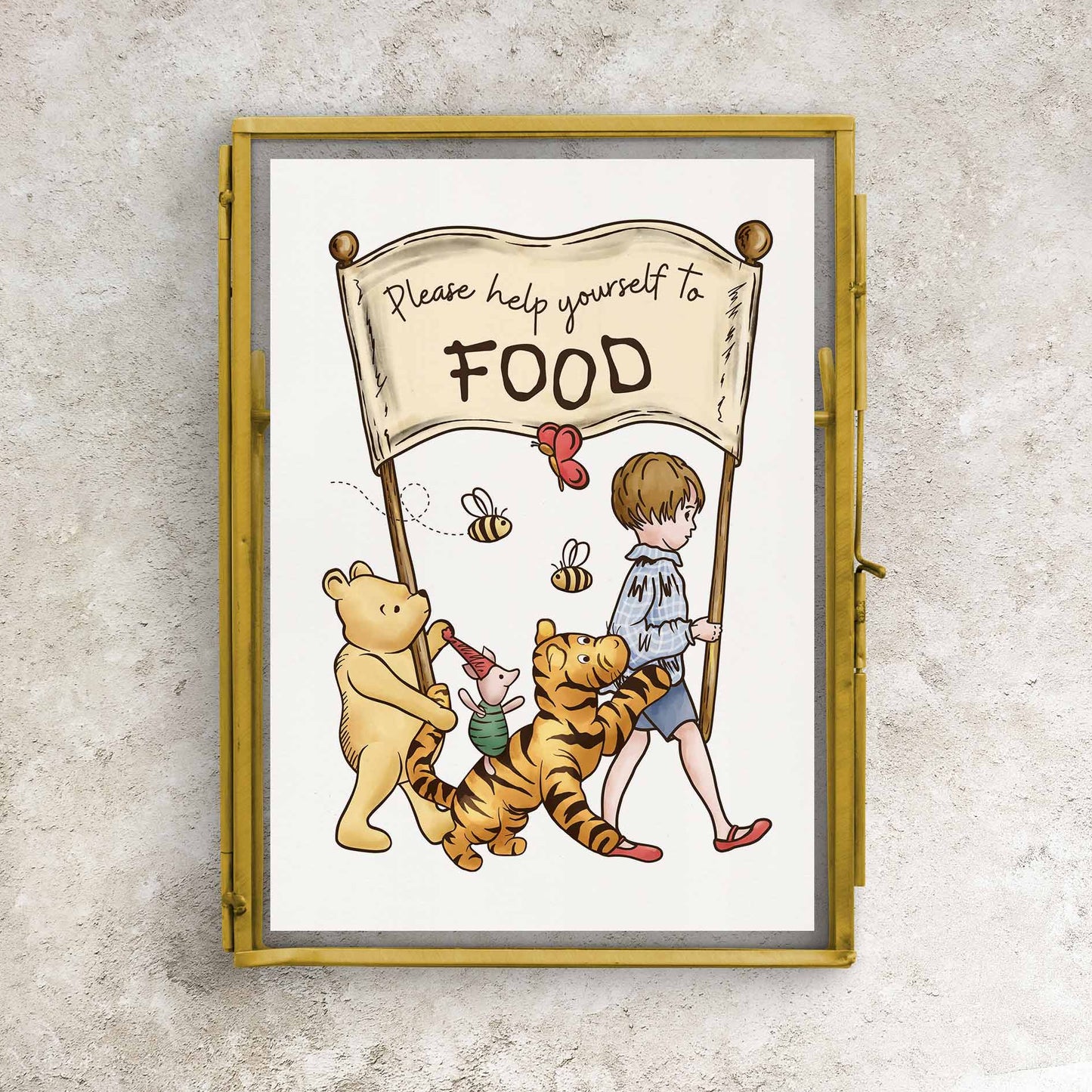 Winnie Party Signs (Portrait banner)