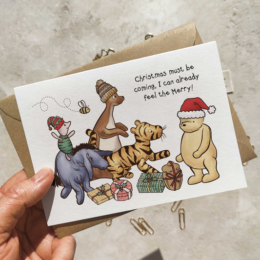 Winnie and Friends Christmas Cards & Envelopes