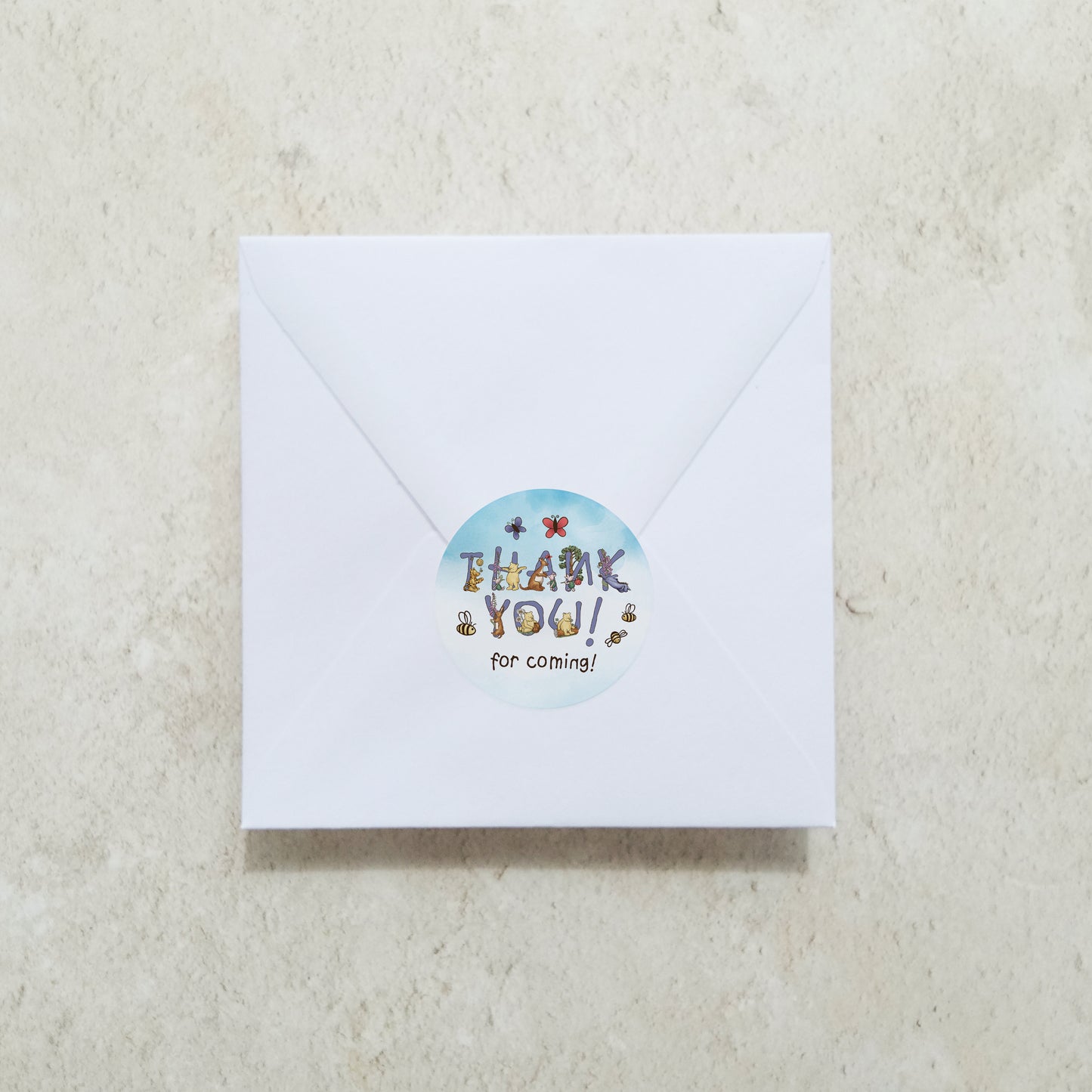 10 x Winnie Baby Shower Wildflower Seed Packet Party Favours