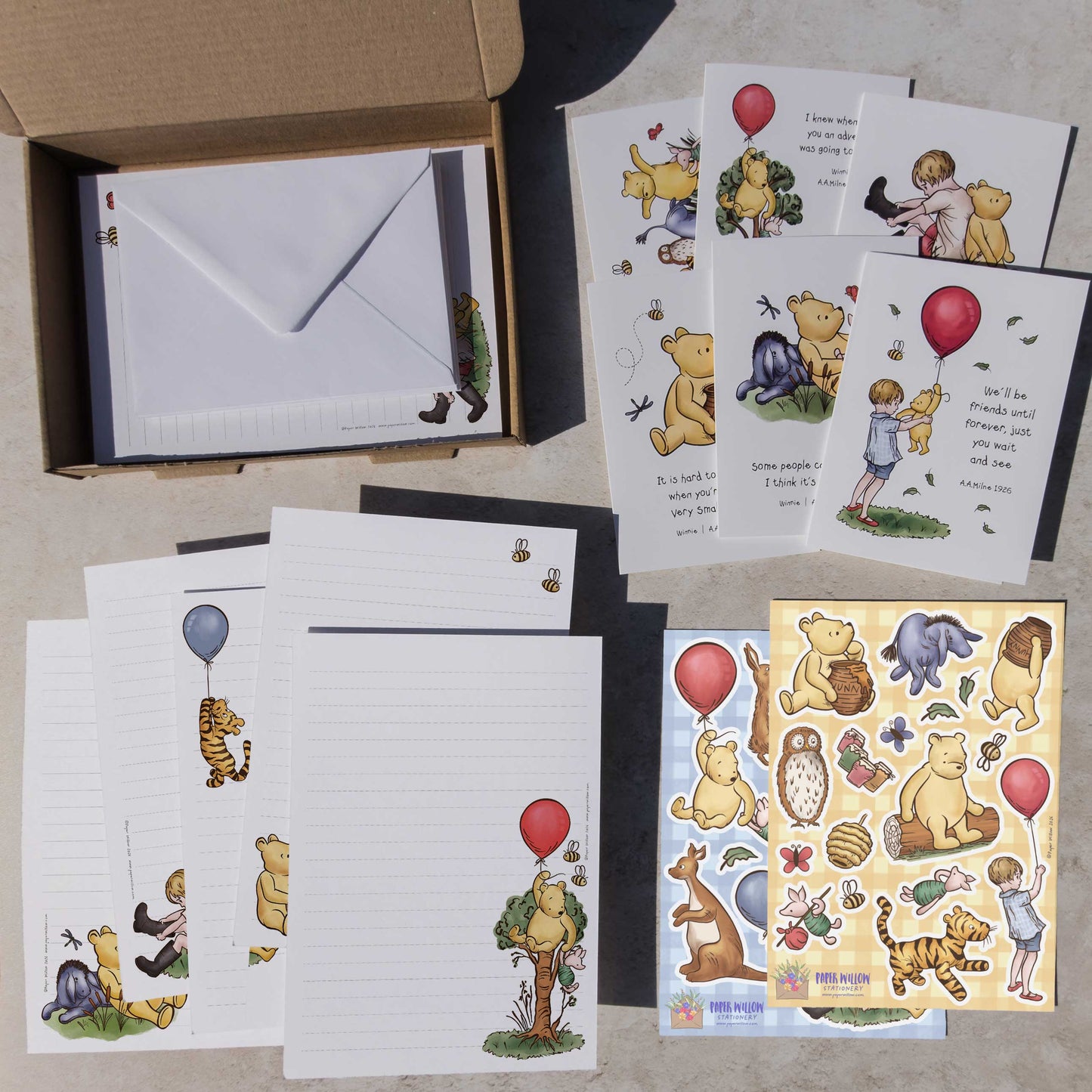 Deluxe Winnie Letter Writing Set