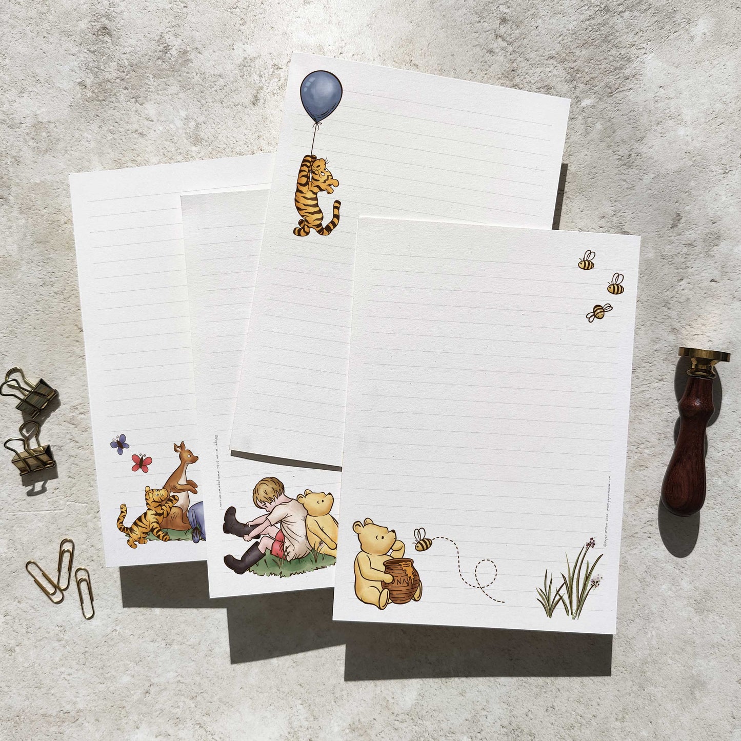 Deluxe Winnie Letter Writing Set
