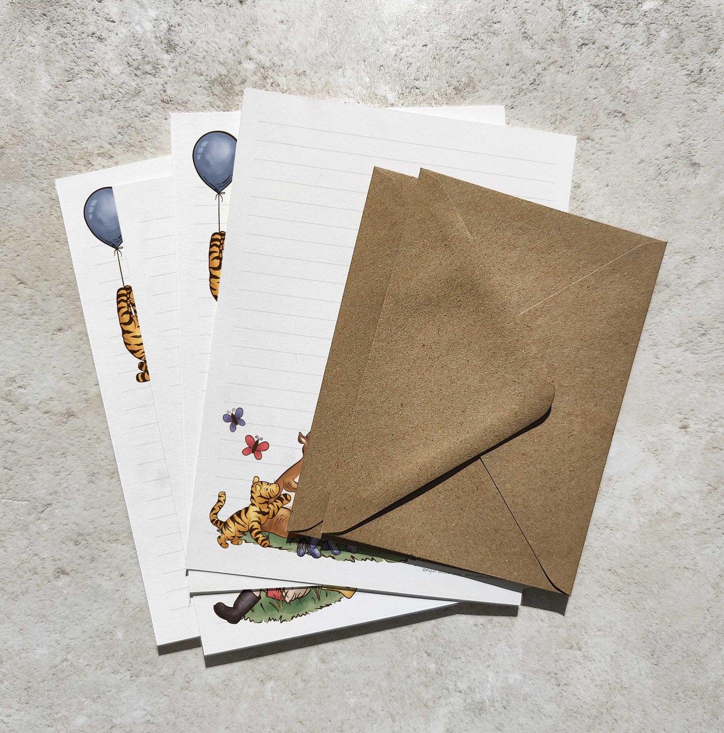 Deluxe Winnie Letter Writing Set