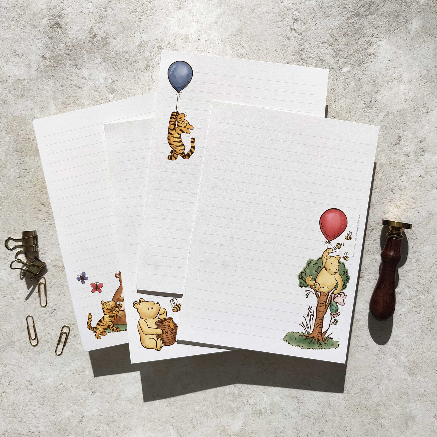 Deluxe Winnie Letter Writing Set