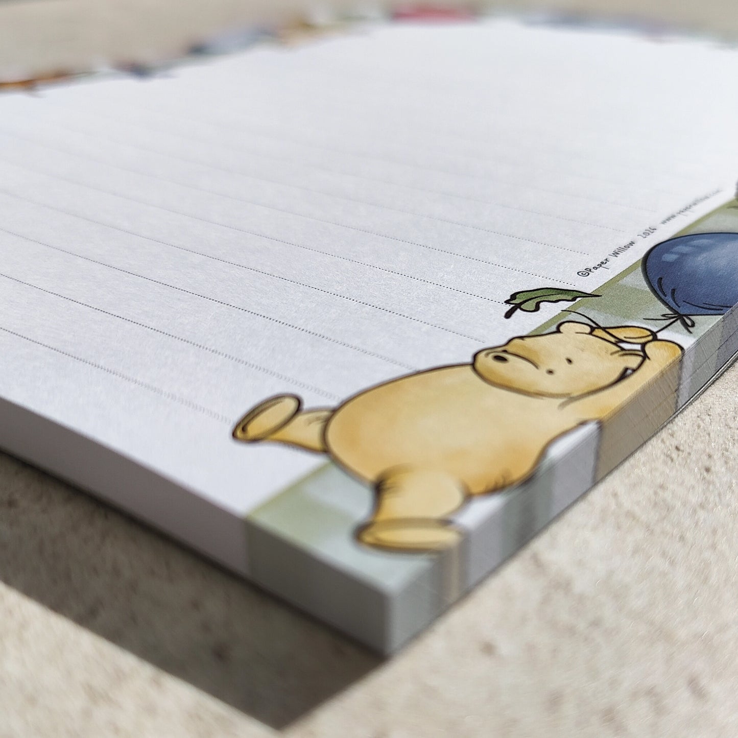 Winnie and Friends Check A5 Notepad