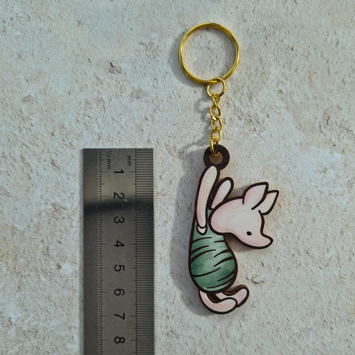 Winnie And Friends Keyrings | Laser Cut Mdf | Piglet And Tigger