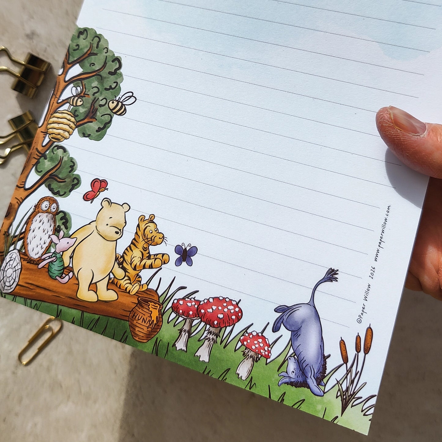 Winnie and Friends Hundred Acre Wood A5 Notepad