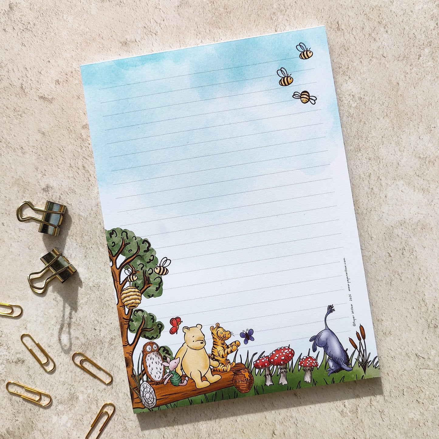 Winnie and Friends Hundred Acre Wood A5 Notepad