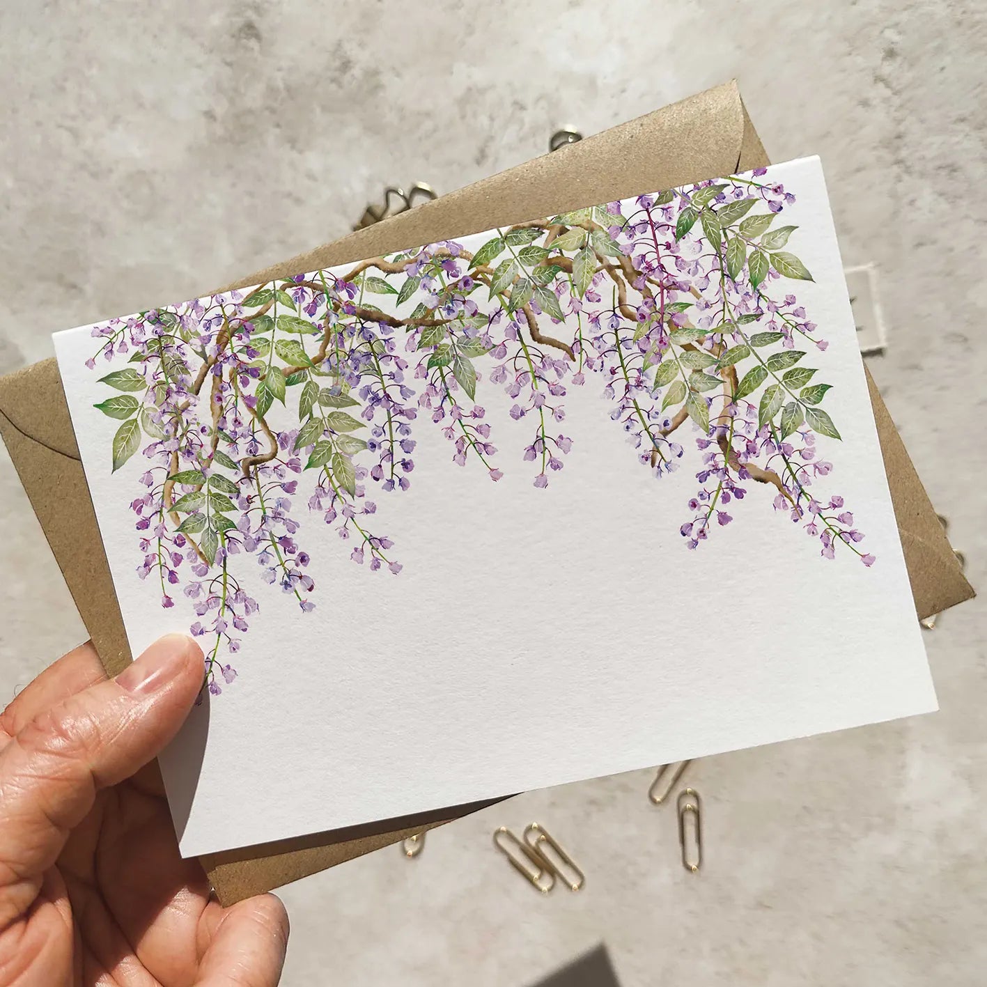 Regency Wisteria Note Cards