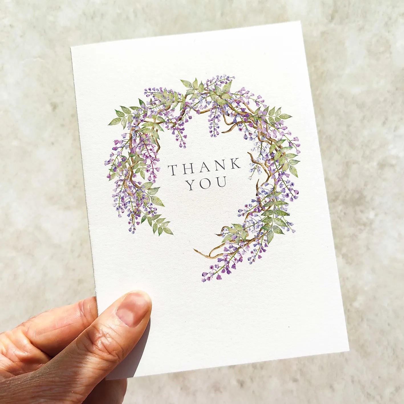 Regency Wisteria Thank You Cards
